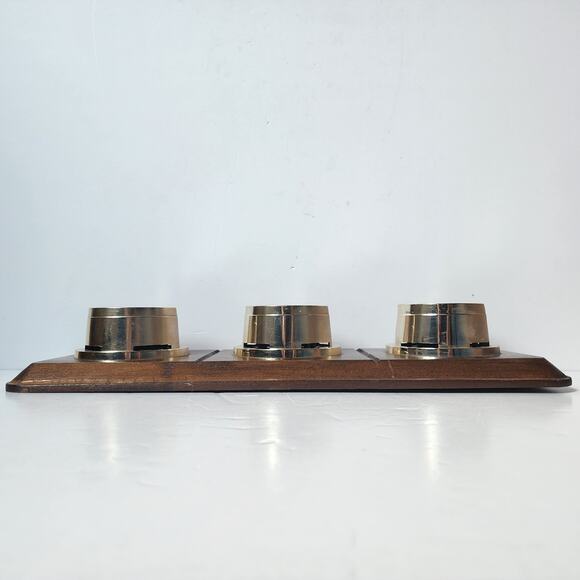 Springfield Barometer Thermometer Humidity Meter Wall Weather Station Wood Mount - Picture 8 of 9